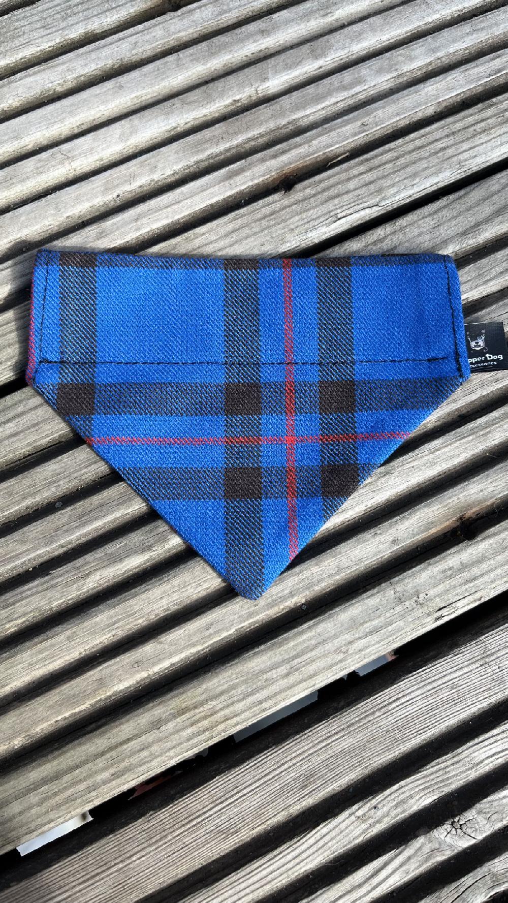 Clan Handmade Tartan Dog Bandana