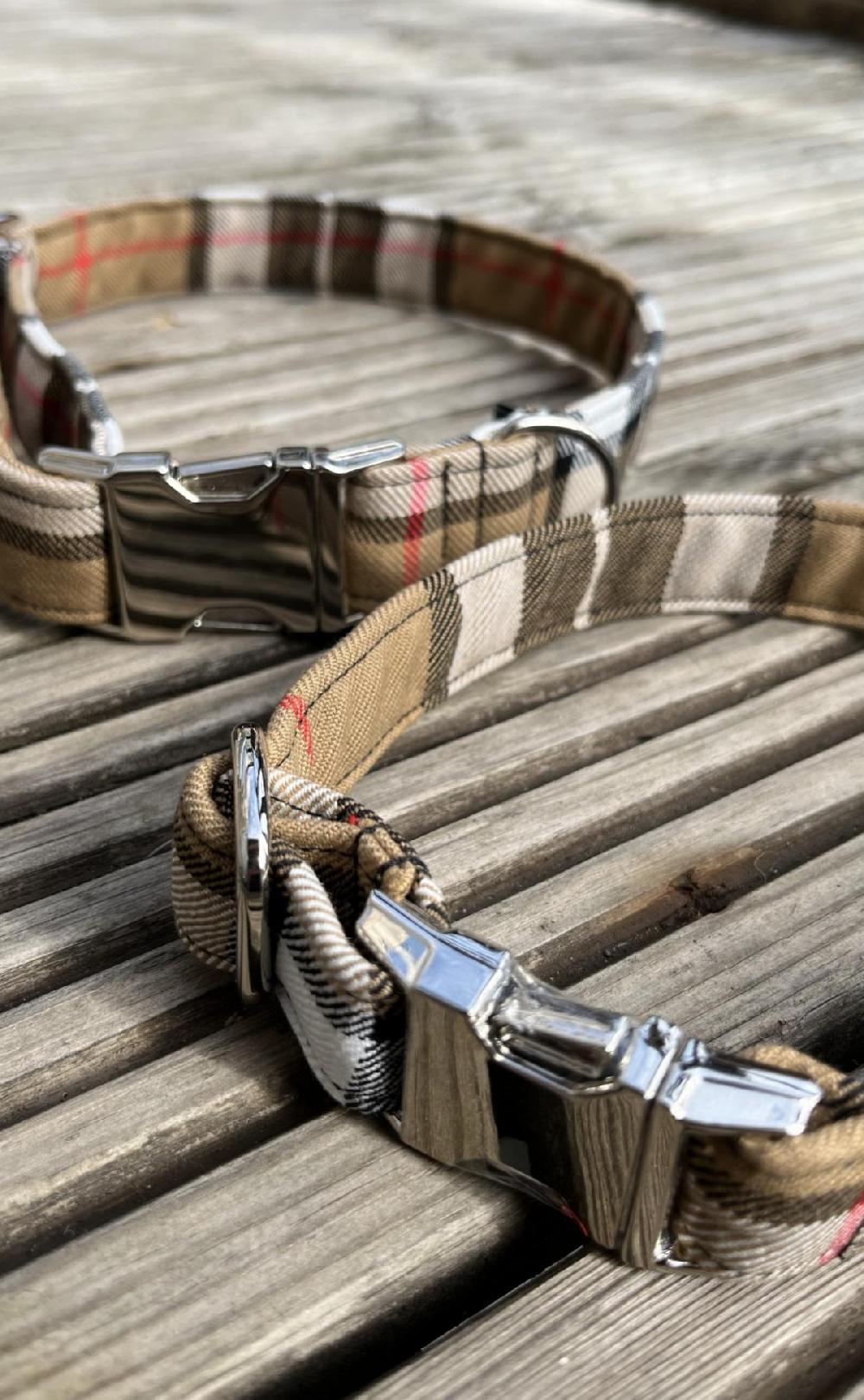 clan Handmade Tartan Dog Collar