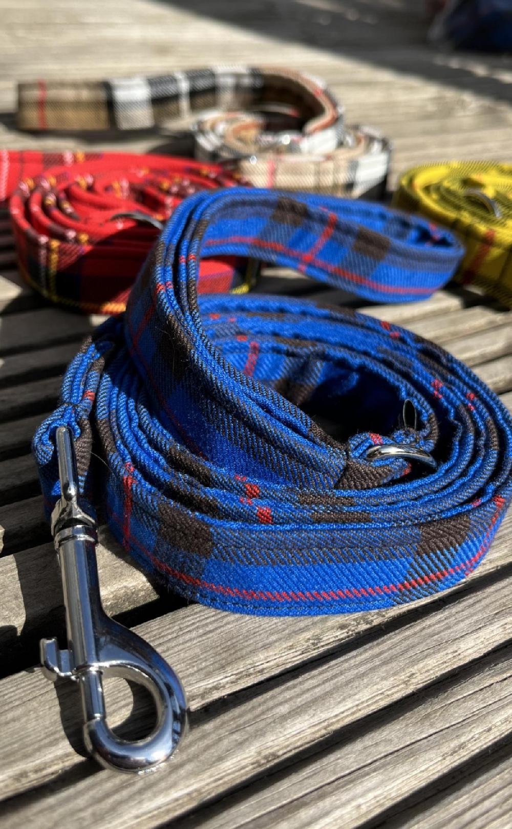 clan Handmade Tartan Dog Lead
