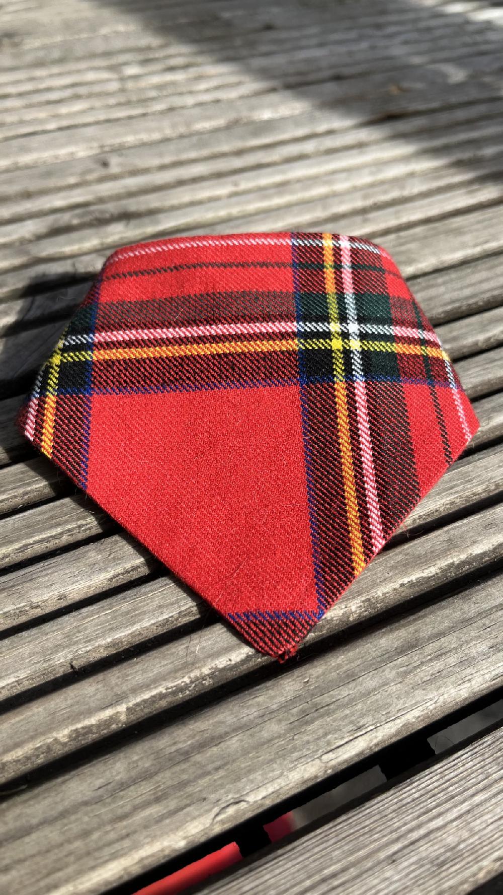 Clan Handmade Tartan Dog Scrunchy Bandana