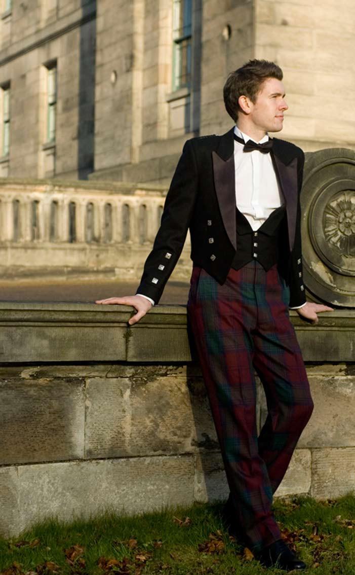 Clan High‑Waisted Tartan Trews