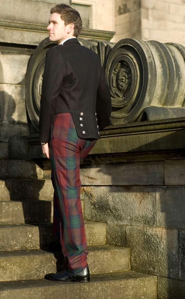 Clan High‑Waisted Tartan Trews