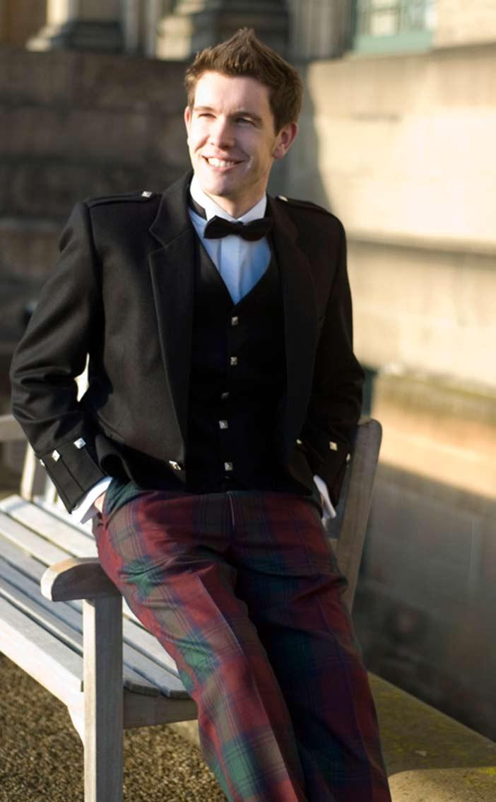 Clan High‑Waisted Tartan Trews