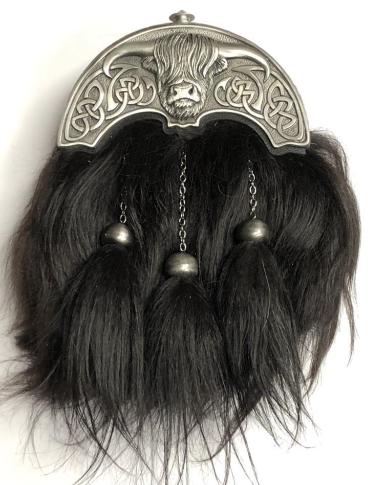 clan Highland Cow Dress Sporran