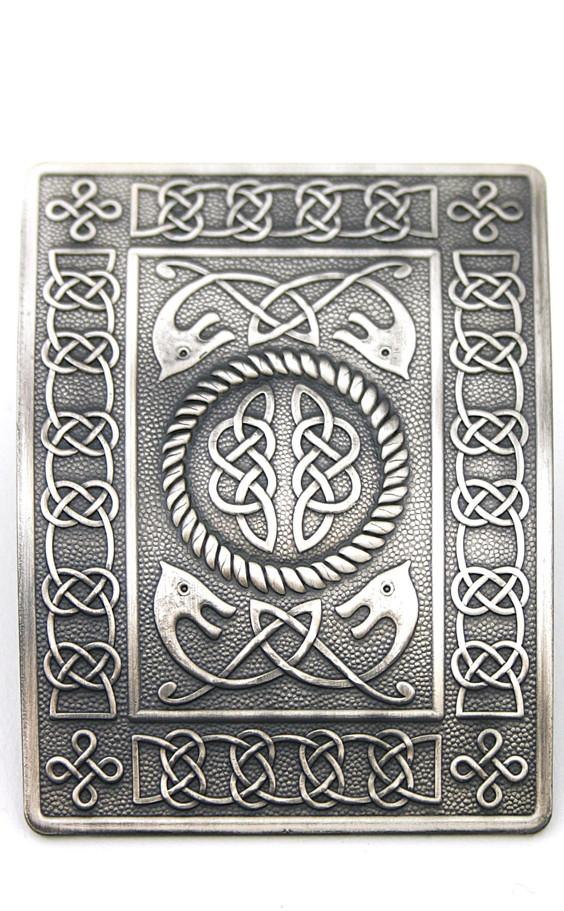 Clan Highland Serpent Belt Buckle