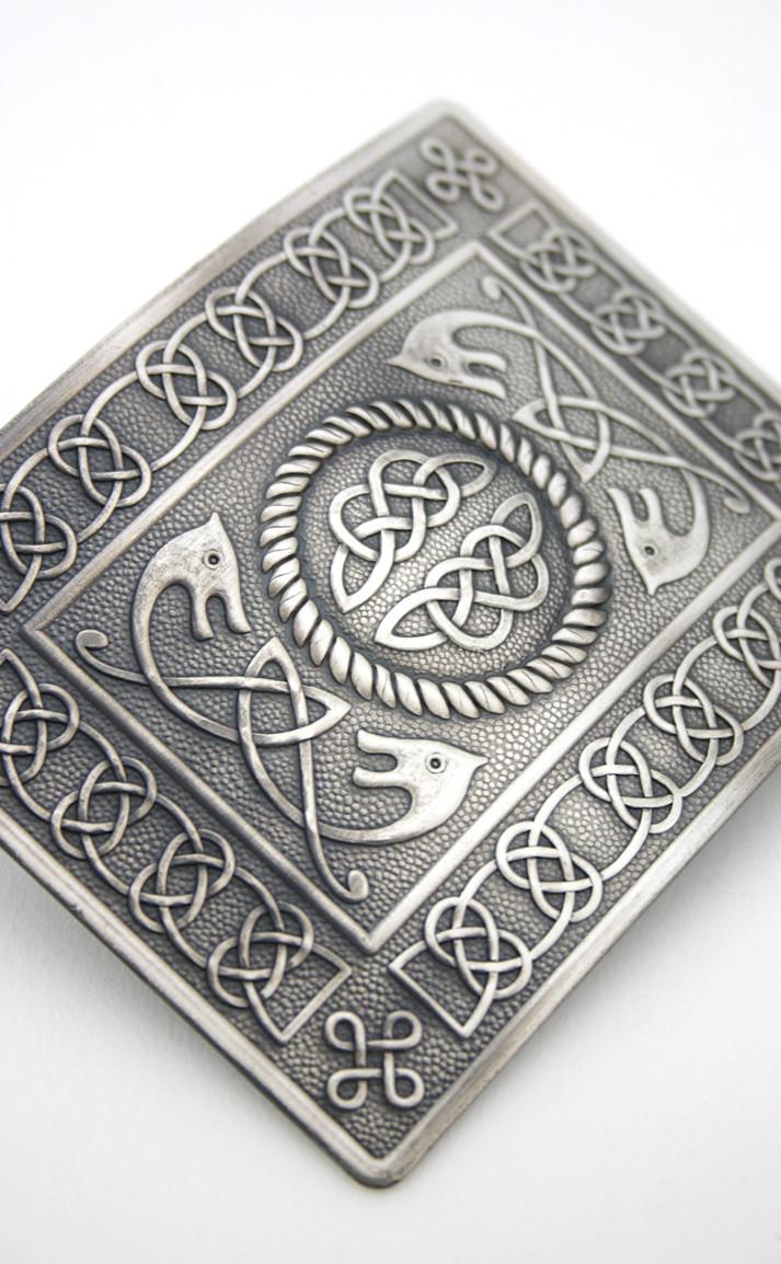 Clan Highland Serpent Belt Buckle