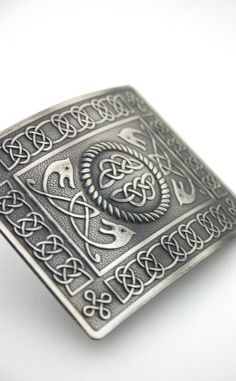 clan Highland Serpent Belt Buckle