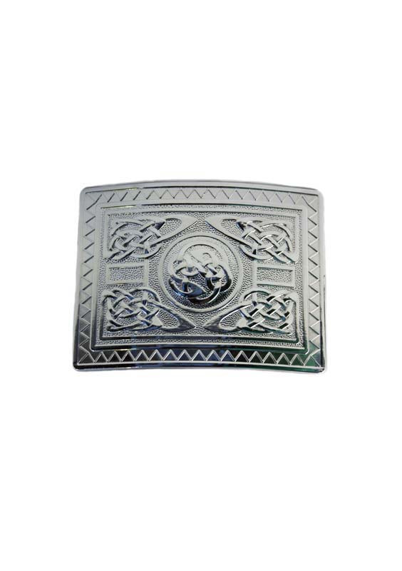 Clan Highland Swirl Belt Buckle