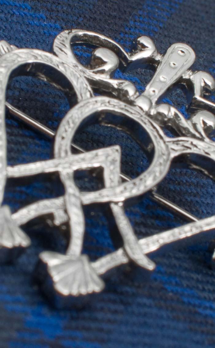 clan Interlaced Luckenbooth Brooch