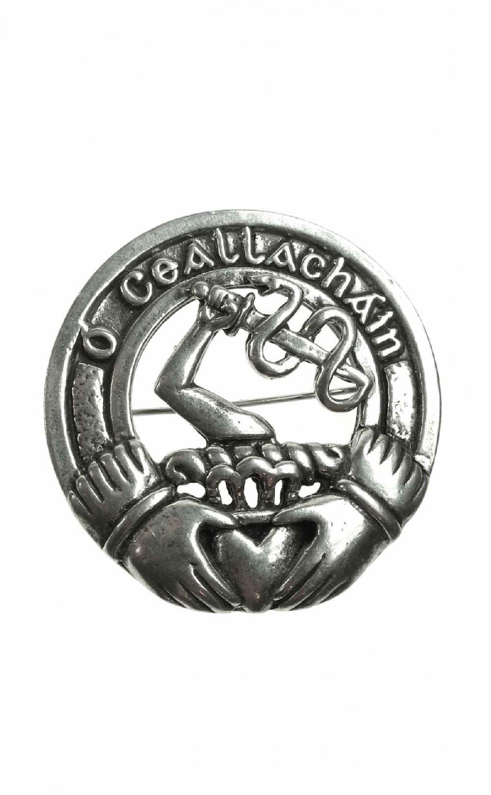 clan Irish Clan Cap Badge