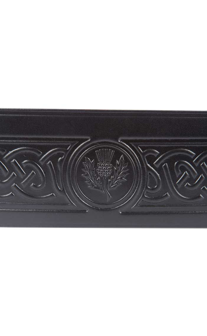 Clan Kilt Belt Celtic Thistle Design