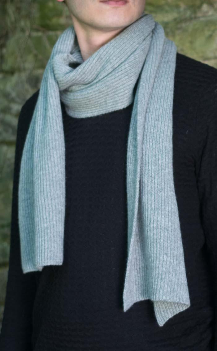 Clan Knitted Classic Scottish Cashmere Scarf