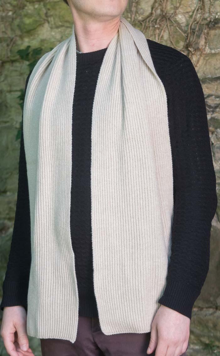 Clan Knitted Classic Scottish Cashmere Scarf