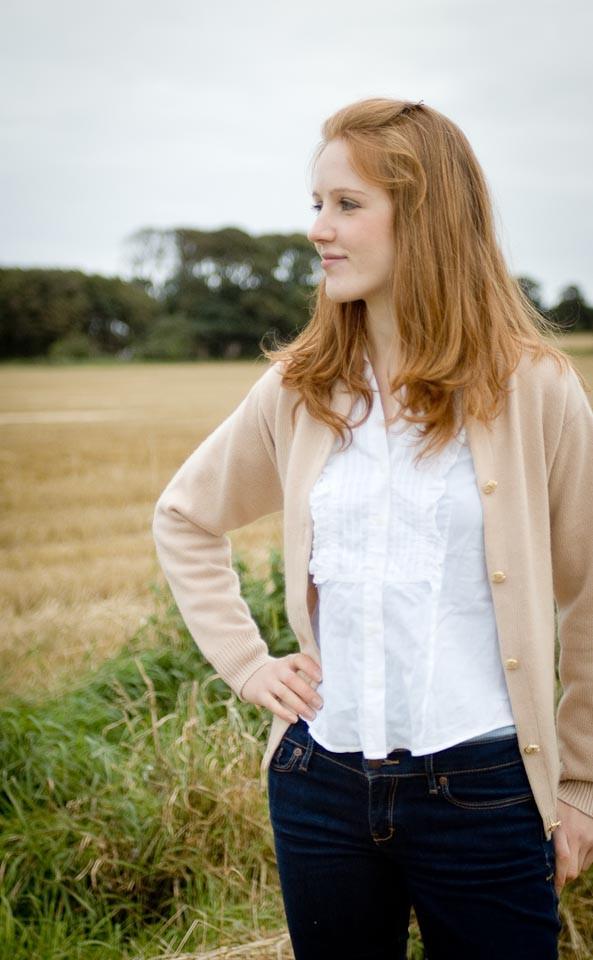 Clan Ladies Cashmere Golfer Cardigan