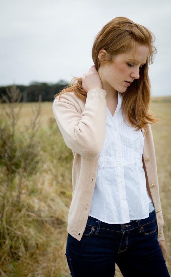 Clan Ladies Cashmere Golfer Cardigan