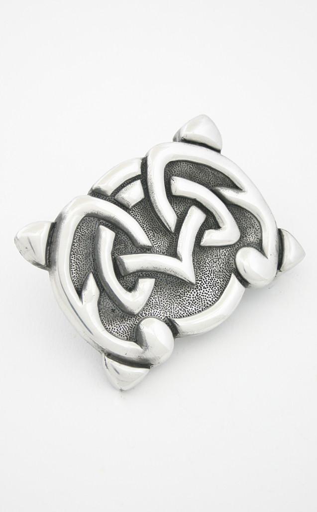 clan Large Celtic Knot Buckle