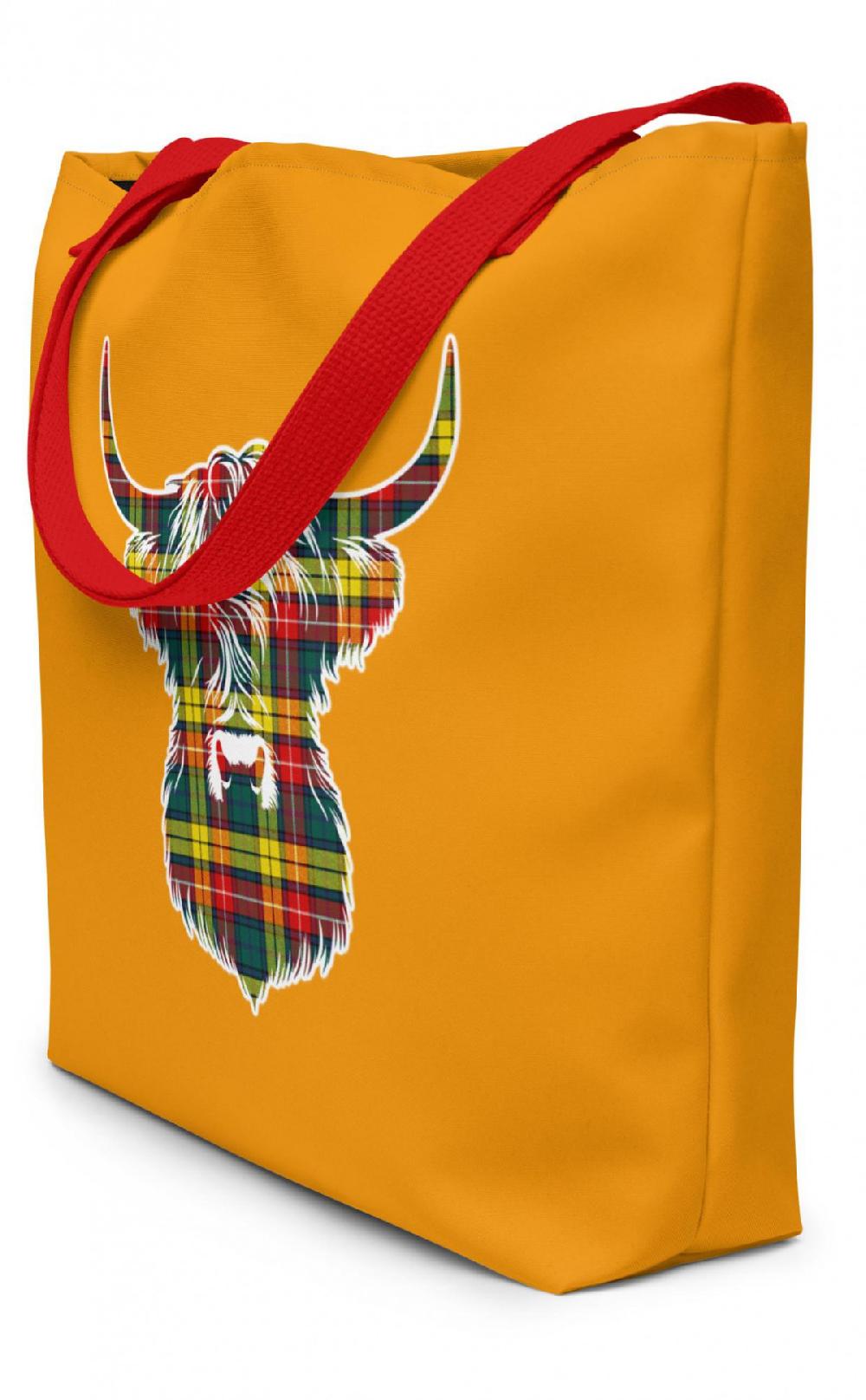 clan Large Premium Tartan Design Tote Bag