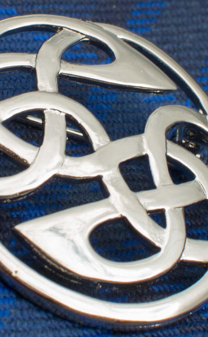 Clan Lindisfarne (Large) Celtic Brooch