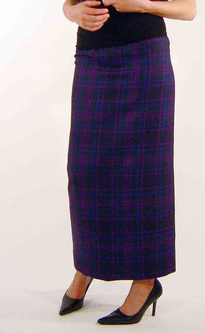 Clan Long Straight Skirt Tartan