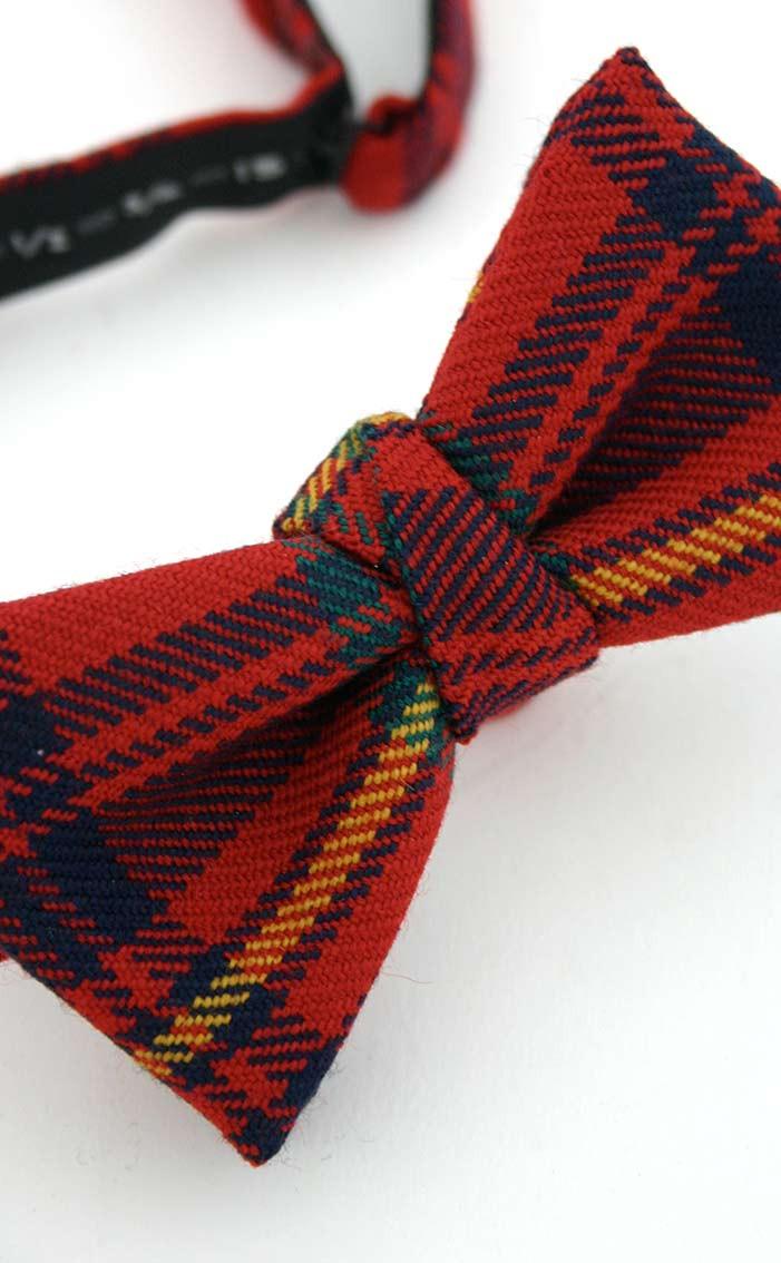 Clan Luxury Adjustable Tartan Bow Tie