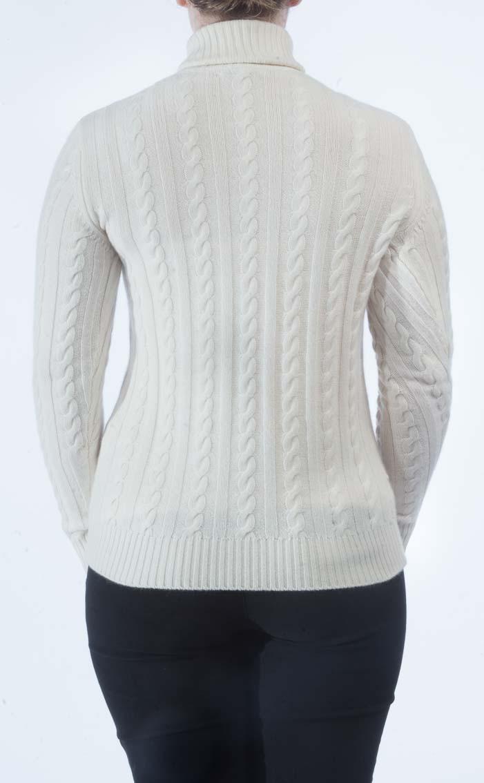 Clan Luxury Cashmere Roll Neck Jumper