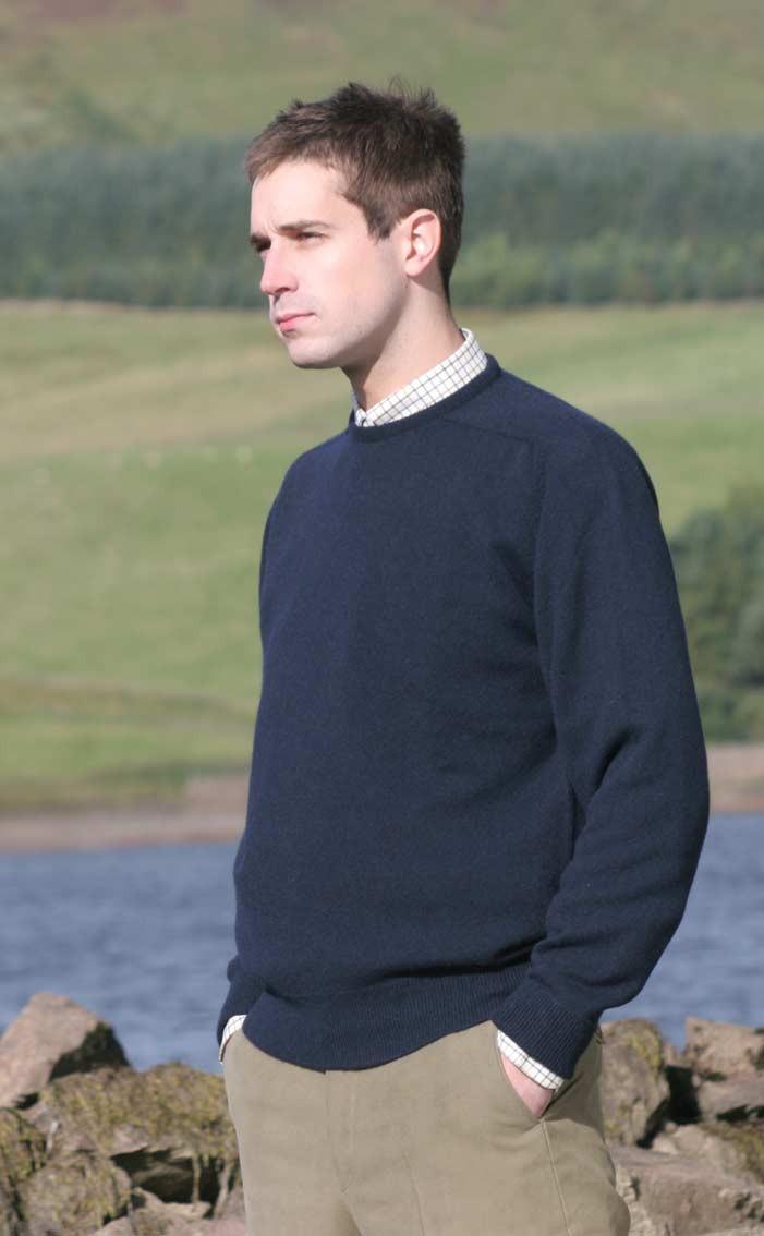 Clan Luxury Scottish Cashmere Sweater Crew Neck