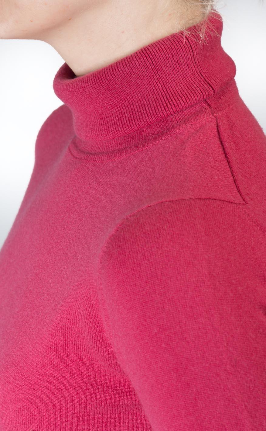 clan Luxury Scottish Cashmere Sweater Roll Neck