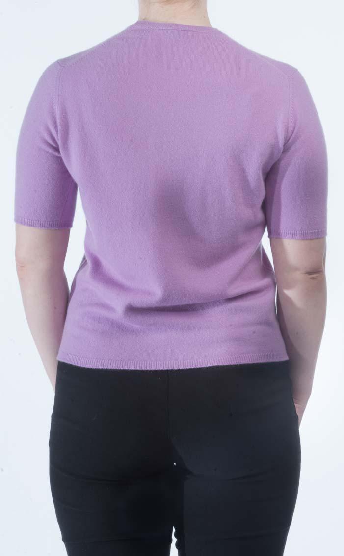 Clan Luxury Scottish Cashmere T‑Shirt Crew Neck