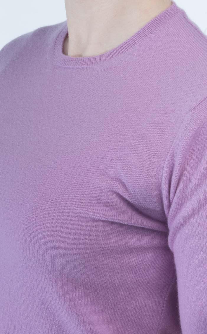 clan Luxury Scottish Cashmere T‑Shirt Crew Neck