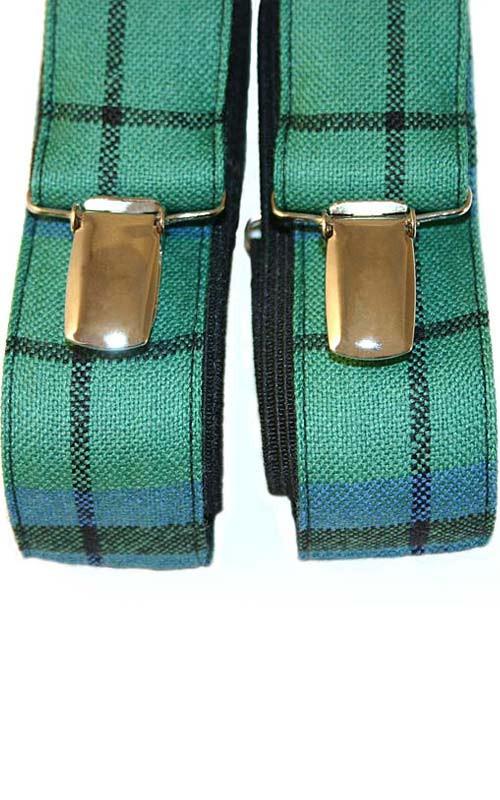 Clan Luxury Tartan Wool Braces