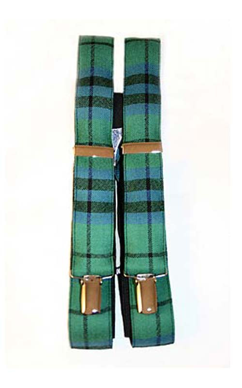 clan Luxury Tartan Wool Braces