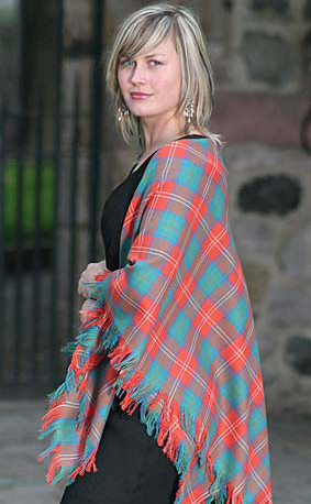 clan Luxury Tartan Wool Shawl
