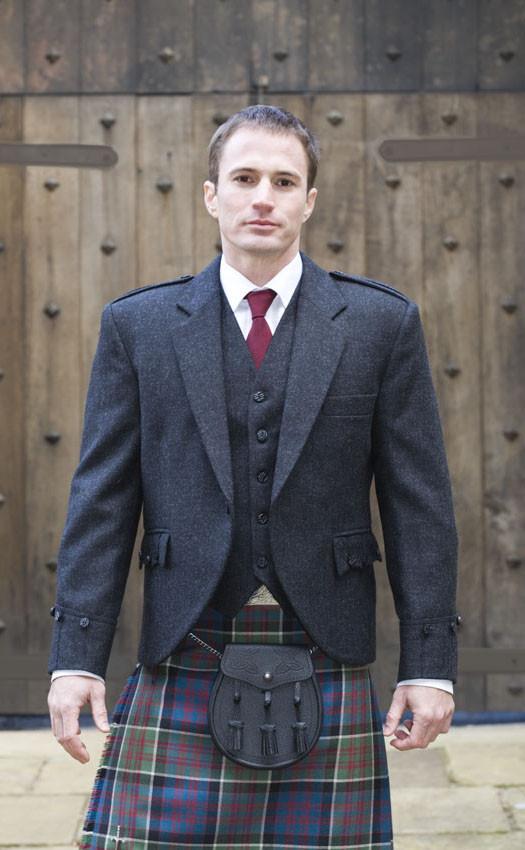 Clan Made To Measure Tweed 5 Button Vest