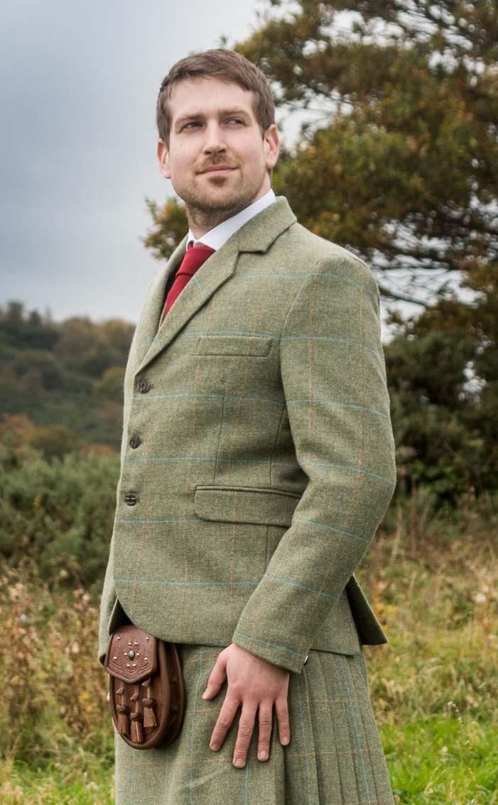 clan Made to Measure Wallace Tweed Jacket and Vest