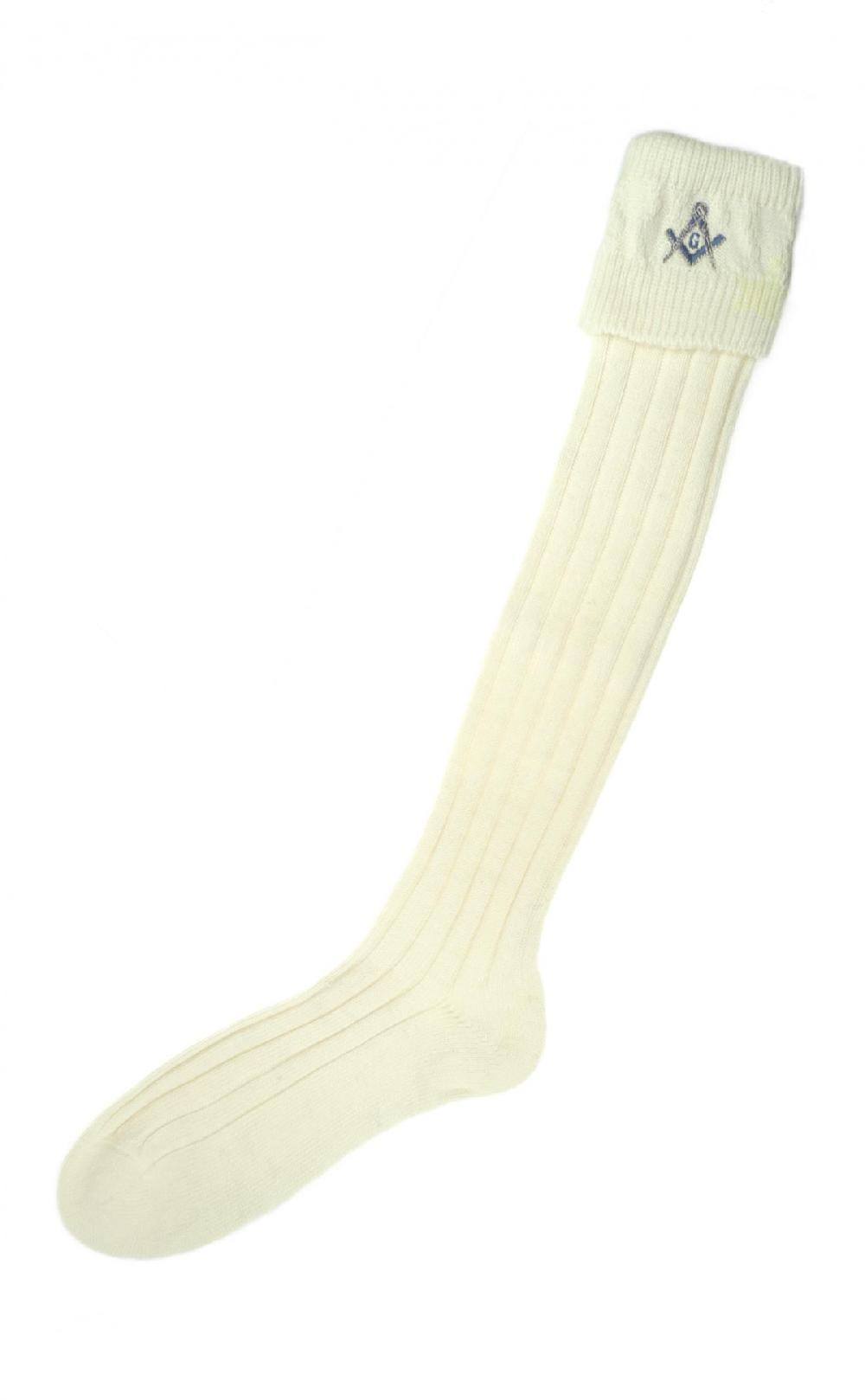 clan Masonic Embroidery Kilt Hose