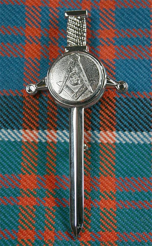 clan Masonic Kilt Pin