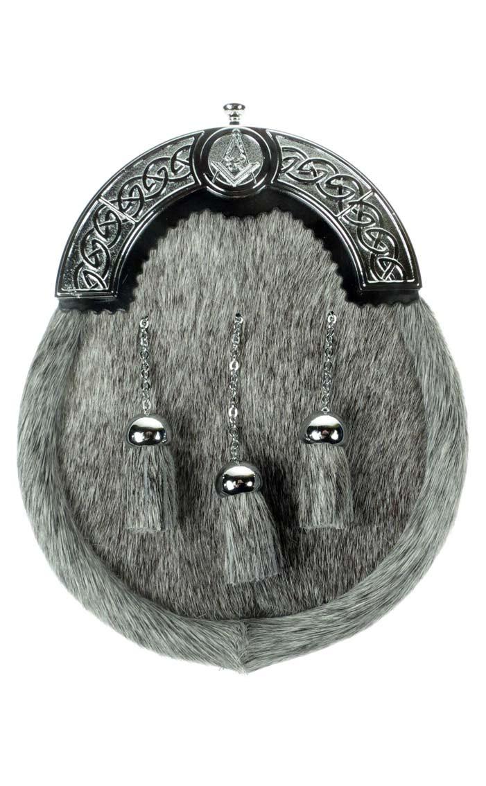 clan Masonic Plain Top Full Dress Sporran