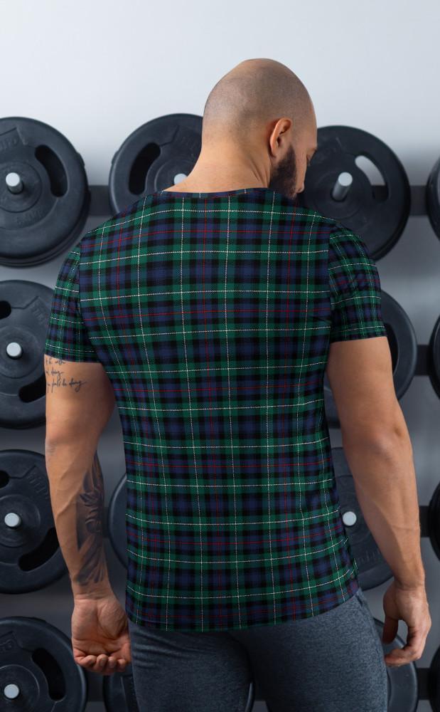 Clan Mens Tartan Athletic T‑Shirt