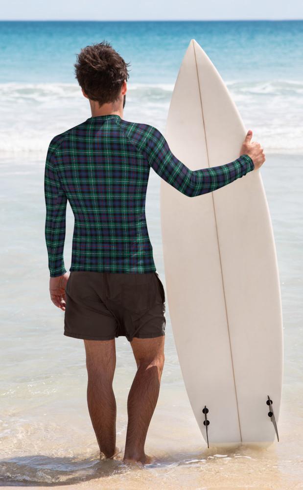 Clan Mens Tartan Rash Guard