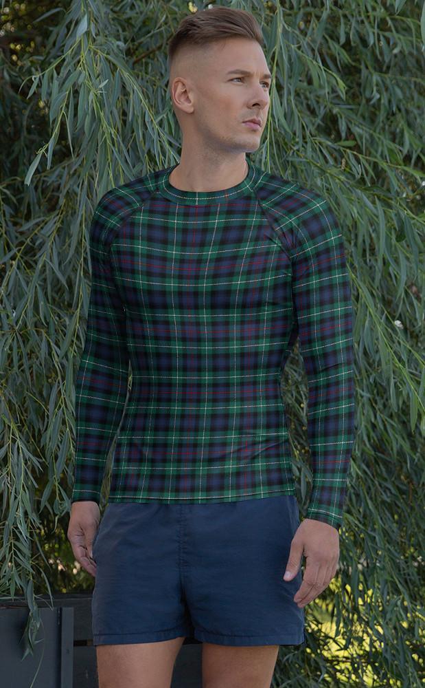 Clan Mens Tartan Rash Guard