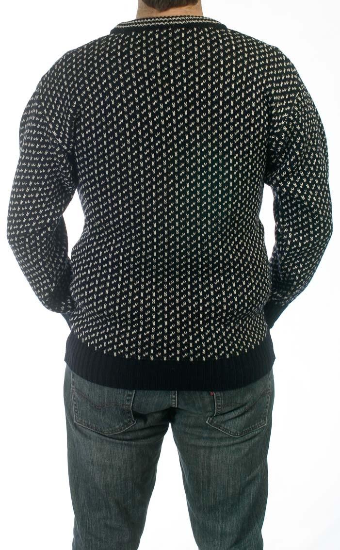 Clan Navy And Ecru Dover Sweater