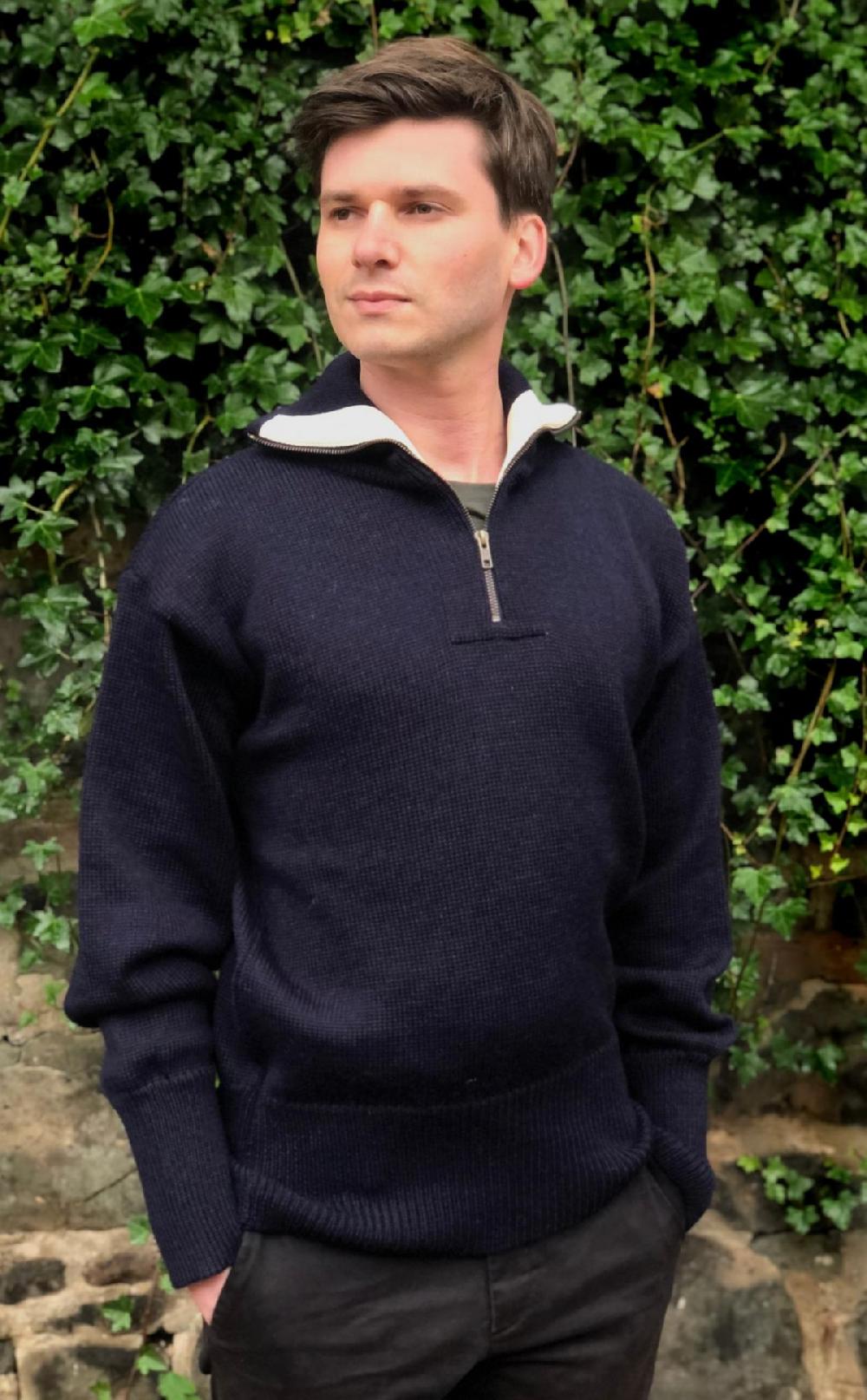 clan Navy Greenwich Sweater