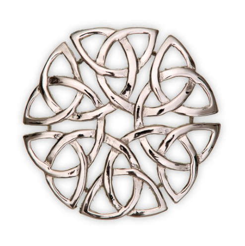 clan Never Ending Knot Celtic Brooch