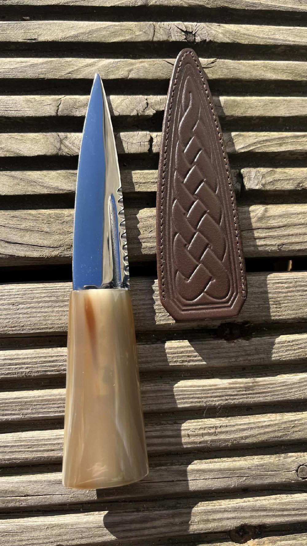 Clan Oxhorn Handle Sgian Dubh