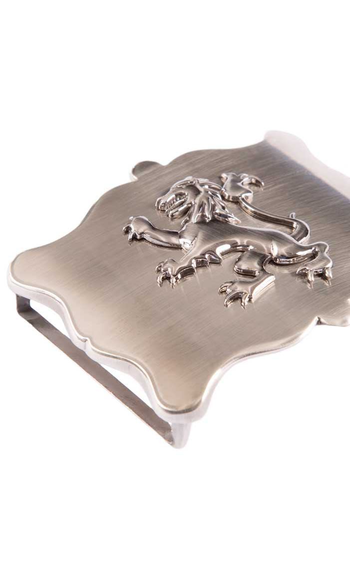 Clan Plain Antique Lion Rampant Belt Buckle