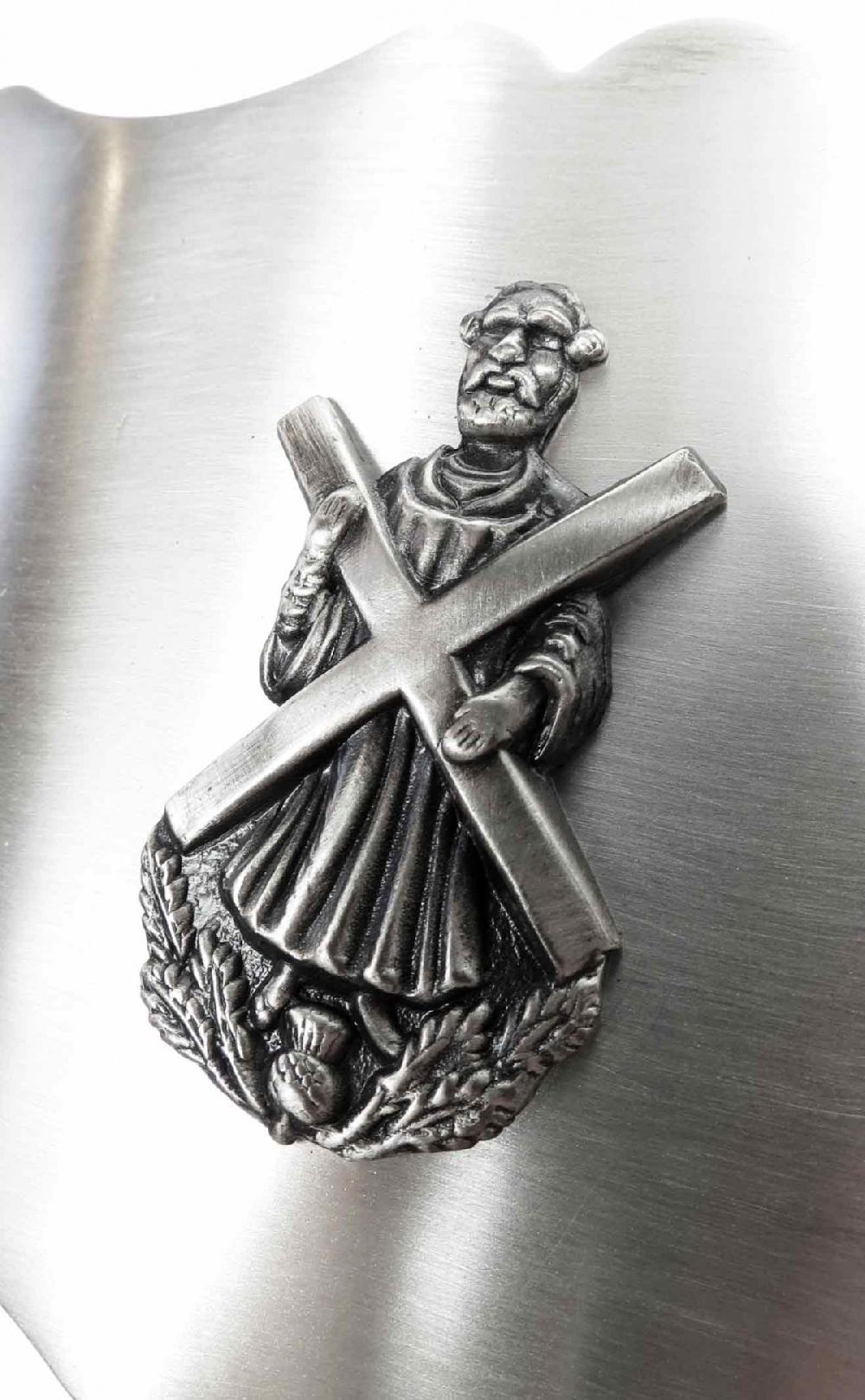 Clan Plain Antique St Andrews Cross Belt Buckle