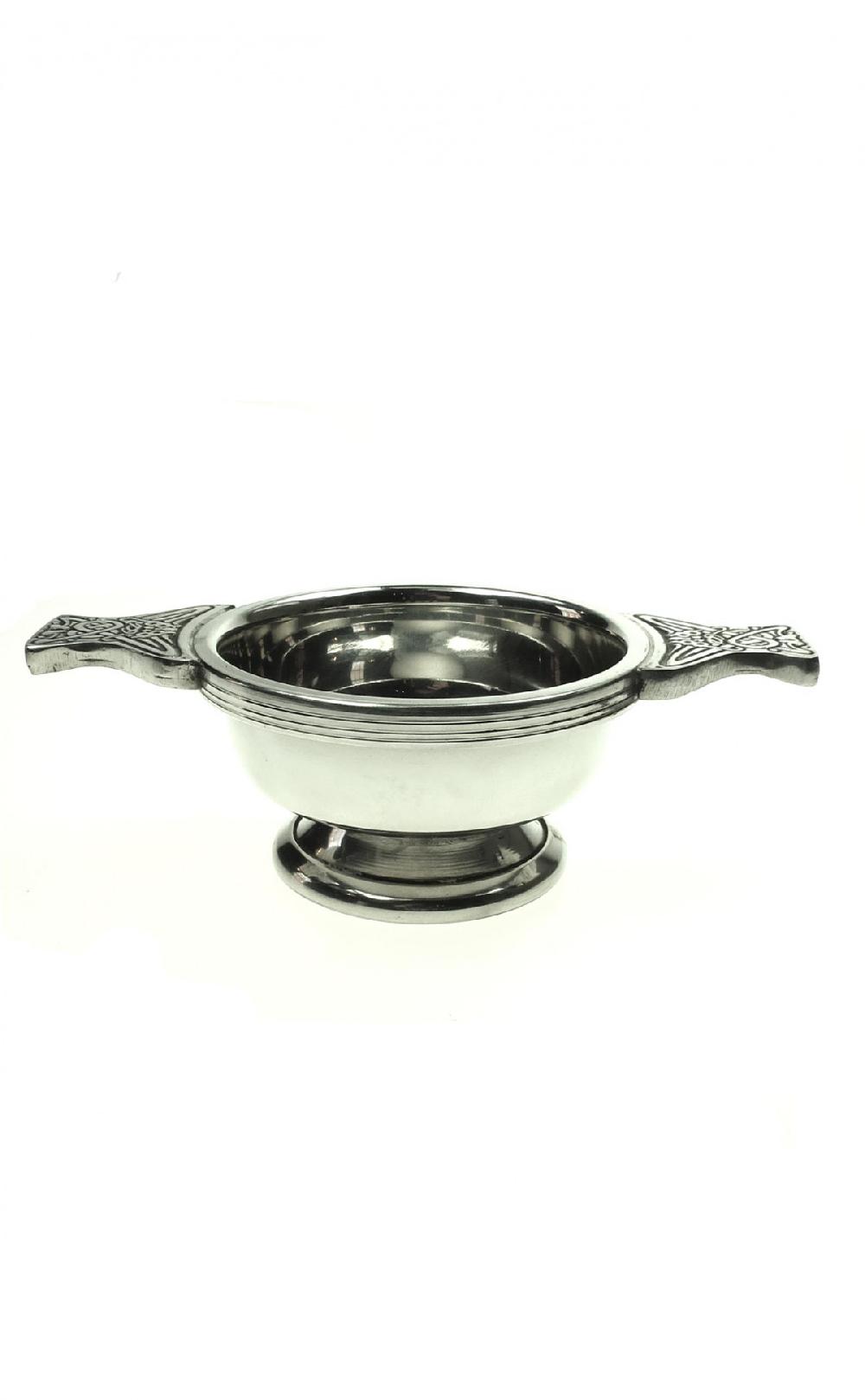 Clan Plain Bowl Celtic Handle Quaich