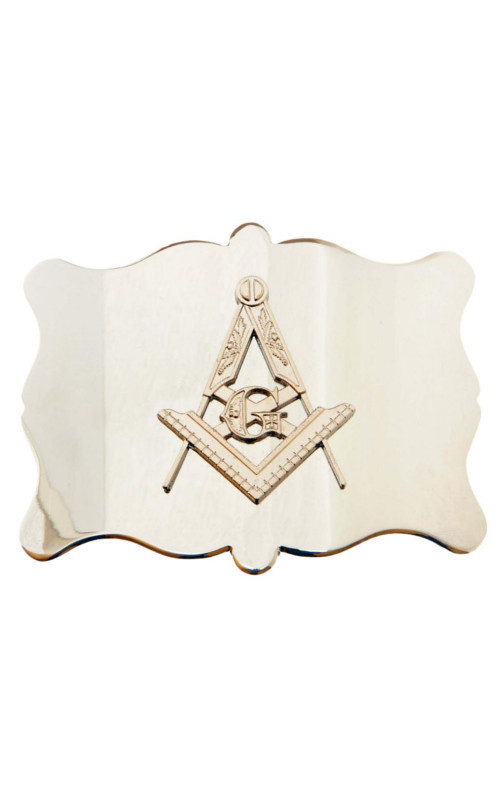 clan Plain Masonic Belt Buckle