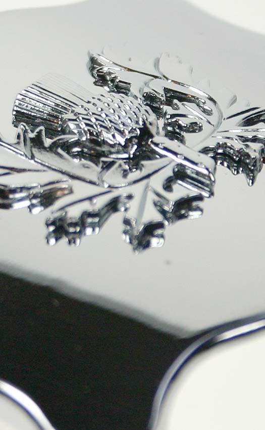 Clan Plain Thistle Belt Buckle