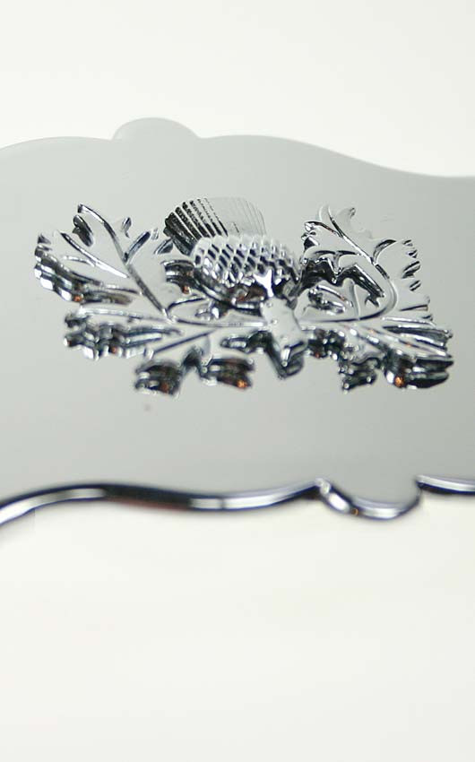 Clan Plain Thistle Belt Buckle